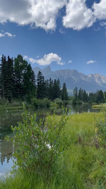 Mountains And Lakes In Banff Gridbank