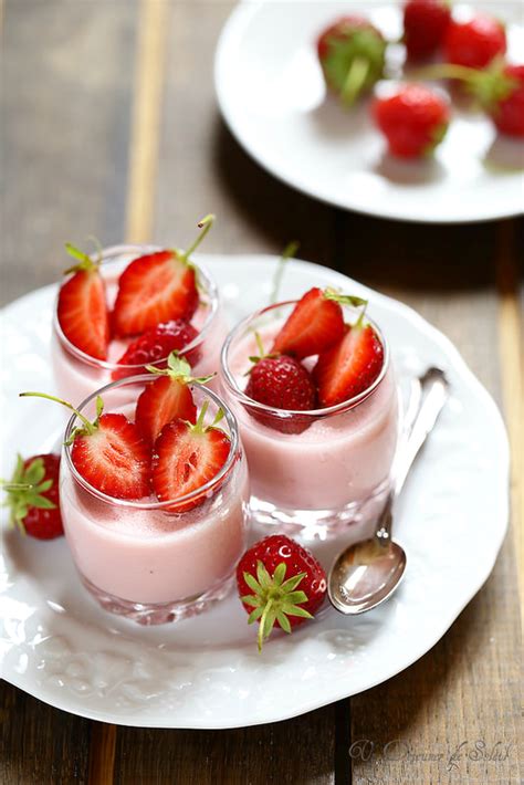 Panna Cotta Tr S Fraise Un D Jeuner De Soleil