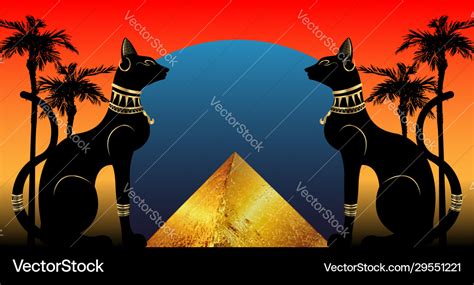 Egyptian Cat Pyramid