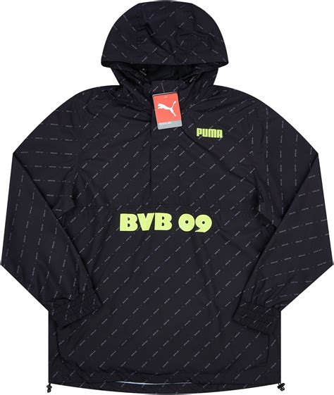 2021 22 Borussia Dortmund Puma FtblLegacy Windbreaker Jacket New