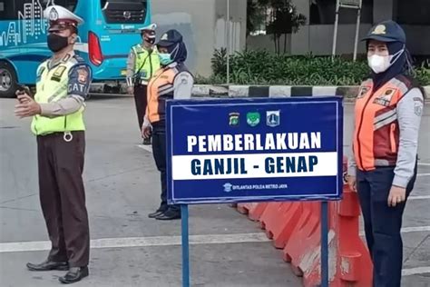 Ganjil Genap Kembali Diberlakukan Di Ruas Jalan Jakarta Berikut