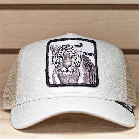 Gorra Goorin Bros Silver Tiger Piel Blanca Original Tigre Envío gratis