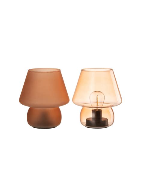 Lampes En Verre Orange La Madeleine Deco