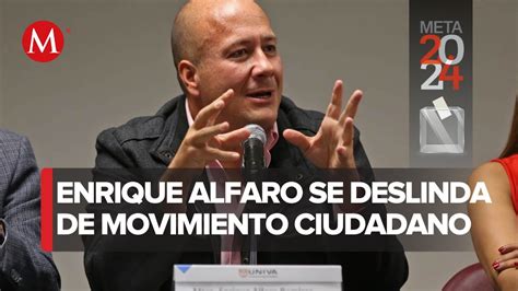 Enrique Alfaro ROMPE Con Movimiento Ciudadano YouTube