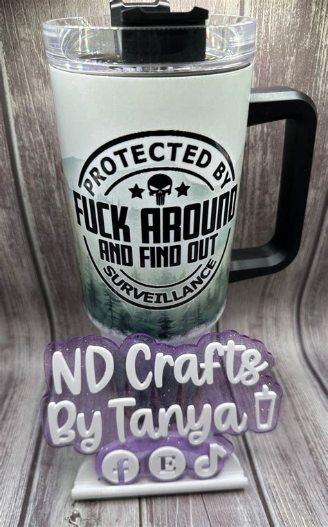 Oz Tumbler With Straw Fuck Around And Find Out Gift For Him Travel Mug Adult Funny Gift