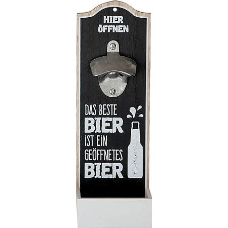 ZONSUSE Flaschenöffner mit Magnet Vintage Holz Wand Bieröffner