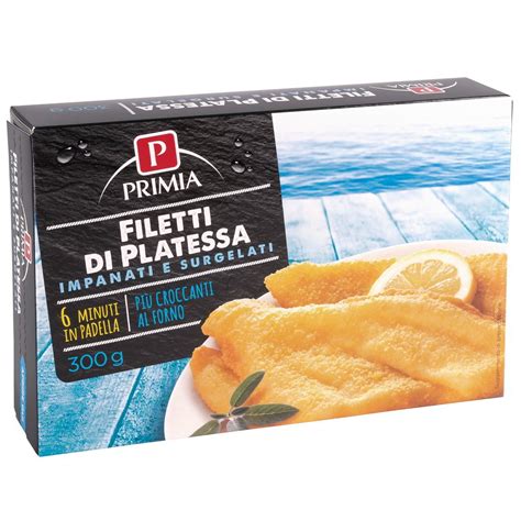 FILETTI DI PLATESSA IMPANATI PRIMIA 300 G Tigros