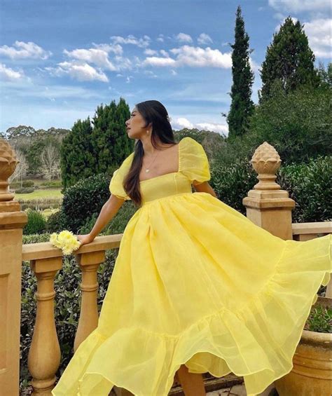 Yellow Dress Credit To And Available From Selkie On Insta