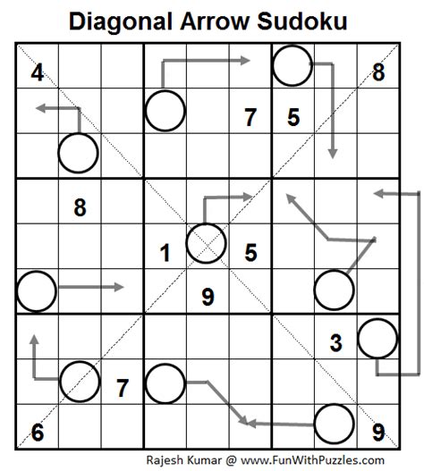 Diagonal Arrow Sudoku (Daily Sudoku League #61)