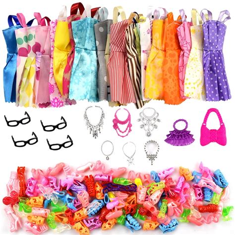 Popular 32 Itemset Doll Accessories For Barbie Doll