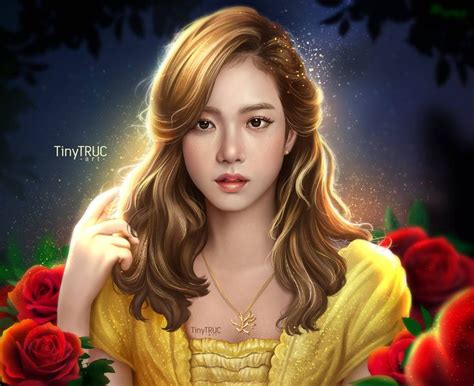 Jisoo Belle By TinyTruc On DeviantArt Fan Art Real Life Princesses