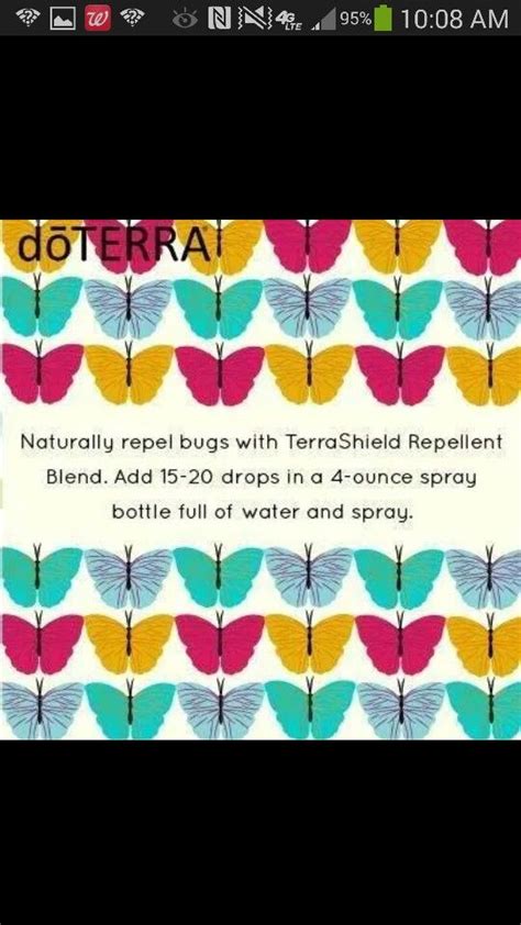 Natural Repellent For Bugs With Amazing Doterra Terrashield Contact