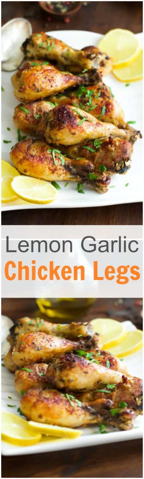 Roasted Lemon Chicken Leg Recipe Paleo Low Carb Whole30