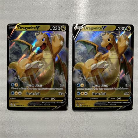 Pokémon TCG 2022 Dragonite V Ultra Rare Bundle Depop