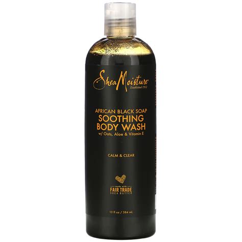 Sheamoisture African Black Soap Soothing Body Wash With Oats Aloe