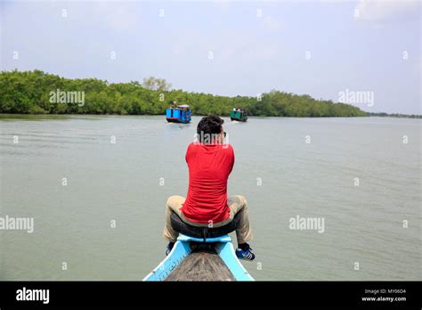 Tourist Boat Inside The Sundarbans The Largest Mangrove Forest In The