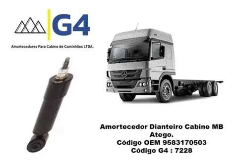 Amortecedor Dianteiro Cabine Mb Atego 9583170503 Parcelamento Sem Juros