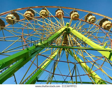 Colorful Ferris Wheel County Fair Stock Photo 1113699911 | Shutterstock