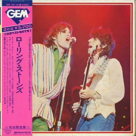 The Rolling Stones Gem The Rolling Stones Obi Japanese Lp Vinyl