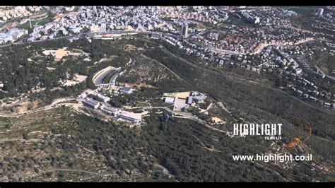 Aj4k 061 Aerial 4k Footage Of Jerusalem Yad Vashem Center In Jerusalem