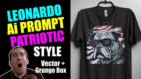 Leonardo Ai Prompt For Patriotic T Shirt Designs Youtube