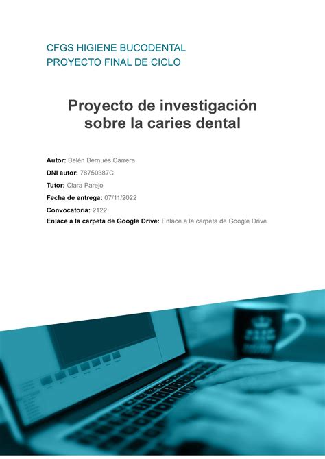 Plantilla Proyecto Higiene Bucodental Seisdelonce Cfgs Higiene