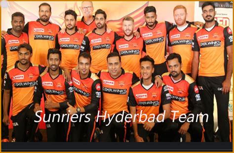 Sunrisers Hyderabad players list, jersey, owner, players salary