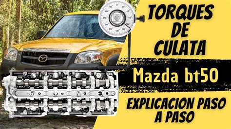 Torque a cabezote culata de Mazda Bt50 2 5 Diésel YouTube