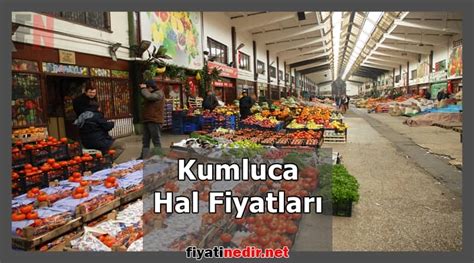 Kumluca Hal Fiyatlar Yeni