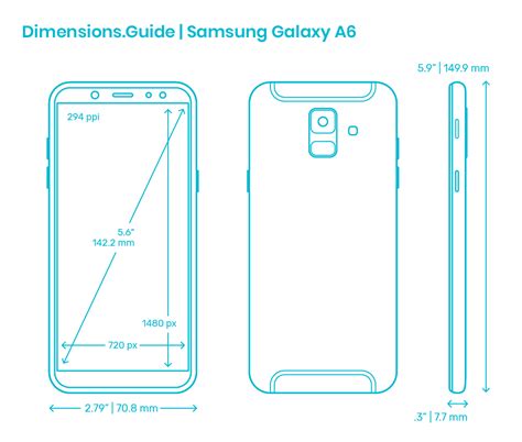 Samsung Galaxy A20 (2019) Dimensions & Drawings | Dimensions.Guide