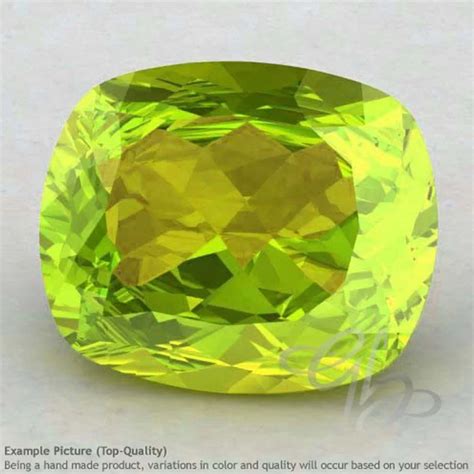 Peridot Cushion Shape Calibrated Gemstones