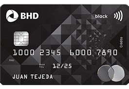 Mastercard Black Banco BHD Rexi