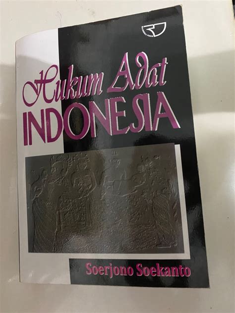 Buku Hukum Adat Di Indonesia Soerjono Soekanto On Carousell