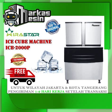 Jual Mesin Pembuat Es Batu Ice Cube Machine Icb P Wirastar Kg