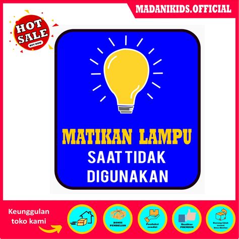 Jual STIKER MATIKAN LAMPU MURAH Indonesia Shopee Indonesia