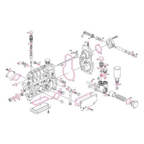 Seal Repair Kit For Bosch PES4M Inline Injection Pump Genuine Bosch