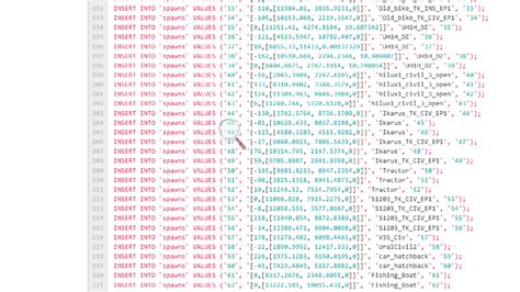 DayZ vehicles coordinates in SQL database. How to translate these to in game map? : dayz