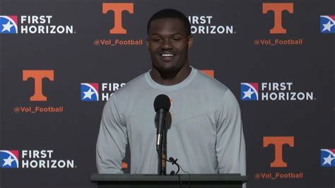 Vols Linebacker Elijah Herring Talks Spring Practice Tennessee