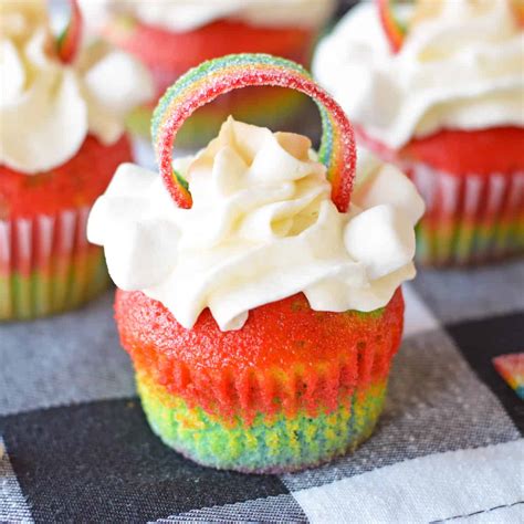 Rainbow Cupcakes Recipe