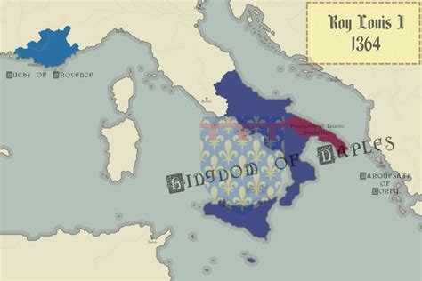 Kingdom Of Naples After A War Against The Kingdom Of Sicily Ongoing