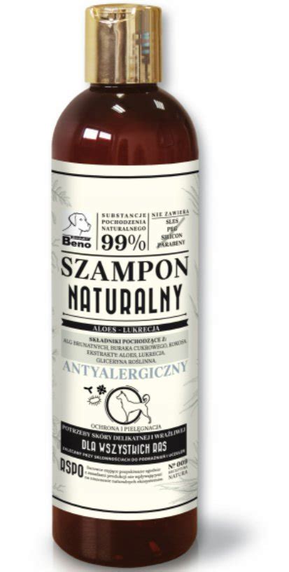 SUPER BENO Naturalny Szampon ANTYALERGICZNY 300ml Certech Sklep