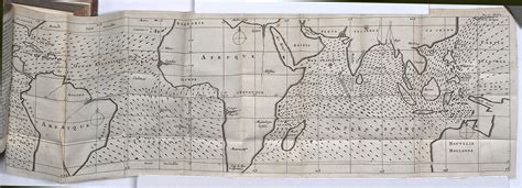 Edmund Halleys 1686 Map Of The World Which Charts The Directions Of