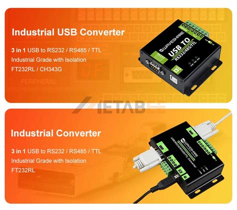 Industrial Isolated Usb Rs To Rs Rs Ttl Ft Rl