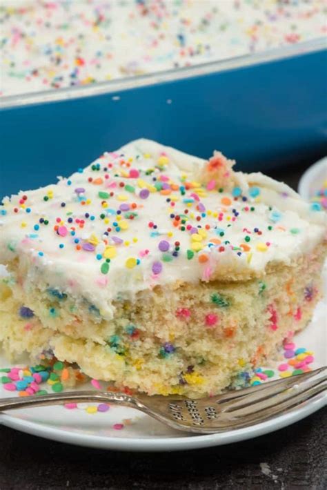 Homemade Funfetti Cake Crazy For Crust