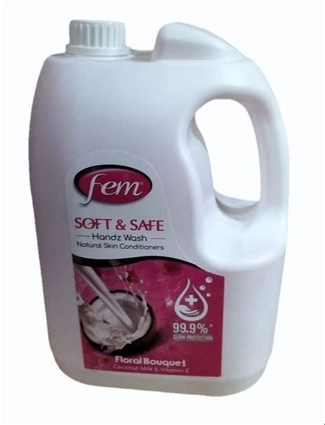 Fem Soft Safe Handz Hand Wash Packaging Type Can Packaging Size 5L