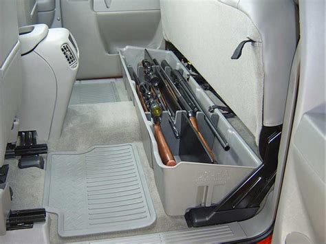 Underseat Storage-Gun Case Dark Gray for 99-07 Chevrolet-GMC