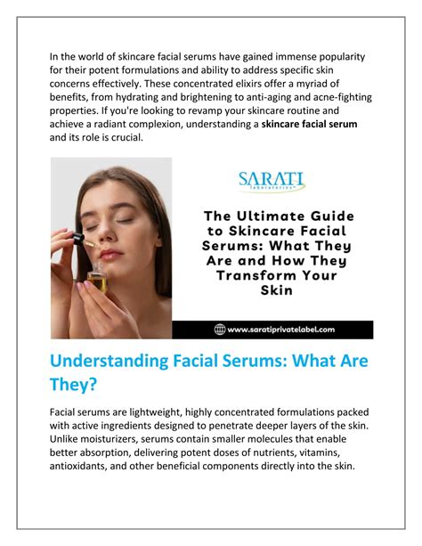 Ppt The Ultimate Guide To Skincare Facial Serums Powerpoint Presentation Id 12854765