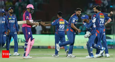 Rr Vs Lsg Highlights Bowlers Shine As Lucknow Super Giants Gun Down