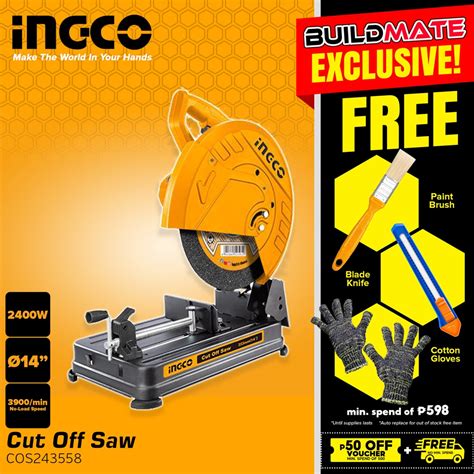 Ingco Cut Off Chop Saw Machine Heavy Duty 14 COS243558 100 ORIGINAL