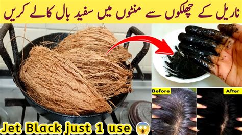 Safed Balo Ka Ilaj White To Black Hair In 1 Wash Grey Hair To Black